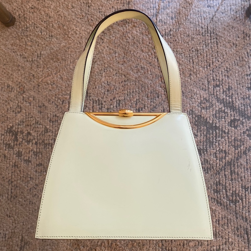 Vintage 90s Celine Pistachio Green Handbag